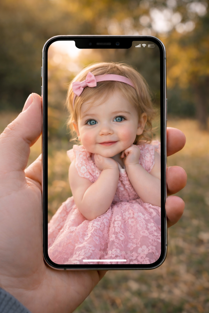 BABY GIRL AI FILTER REMINI