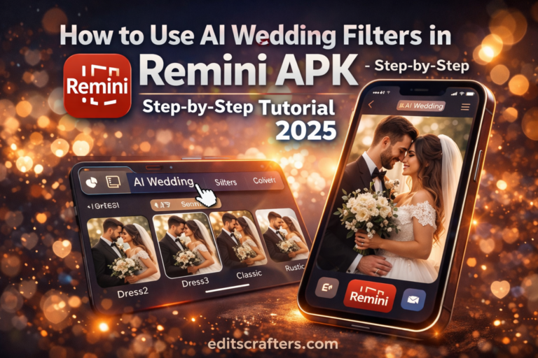 How to Use AI Wedding Filters in Remini Apk