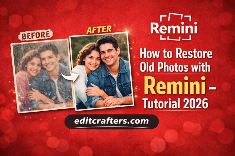 Restore old photos with Remini -