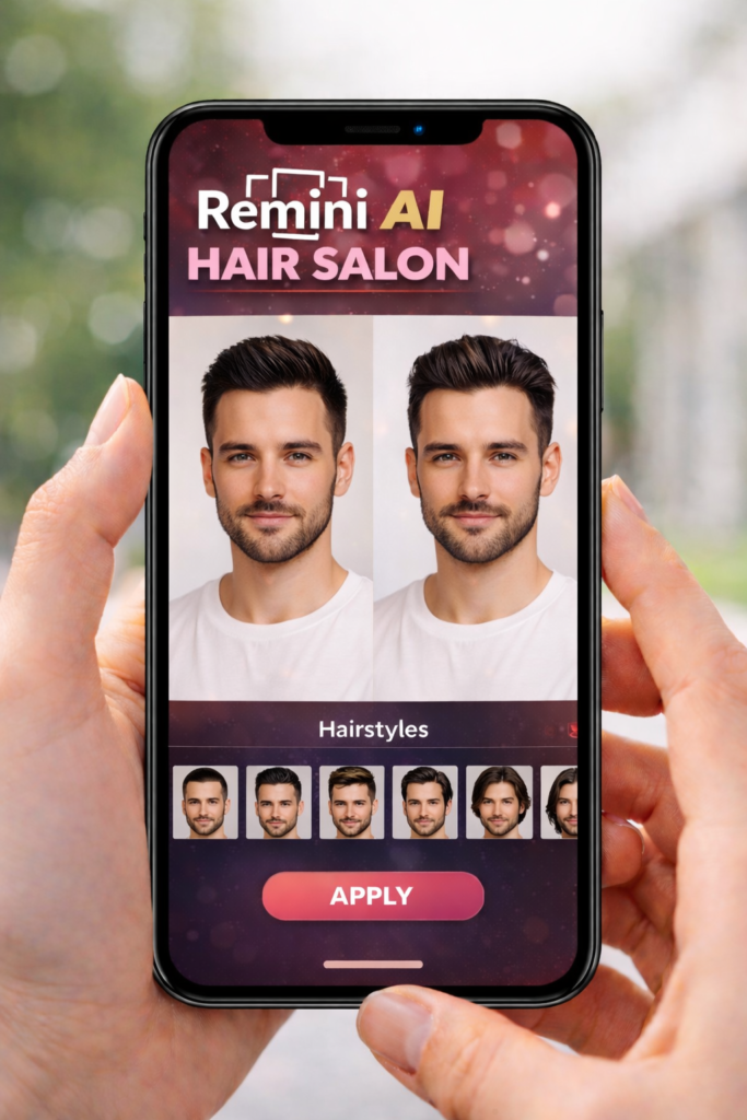 remini hair cut