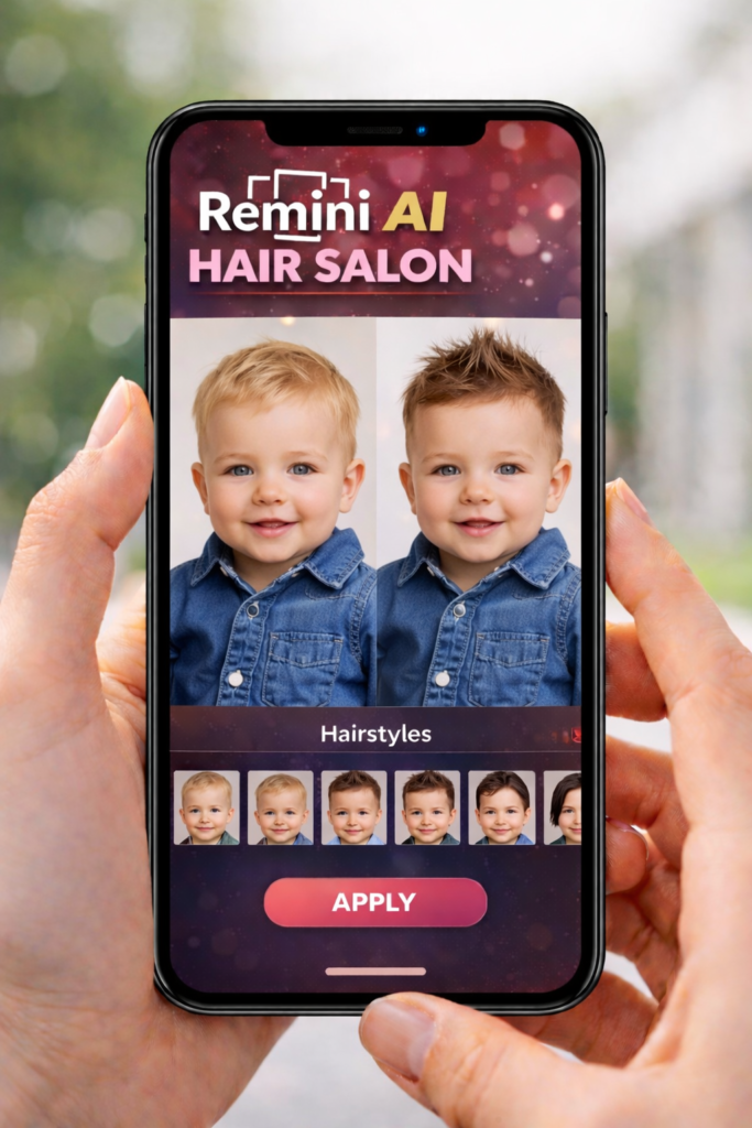 remini hair cut style